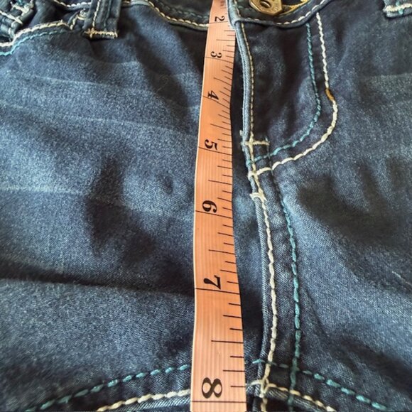 HYDRAULIC✨ LOLA CURVY Low-Rise Bootcut Jeans 👖 Embroidered Bling Size 5/6 - Picture 13 of 16